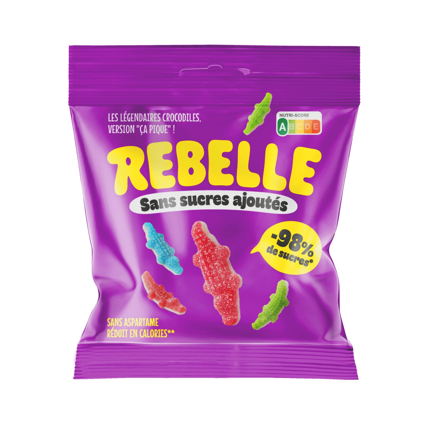 Crocrodiles acidulés sans sucre