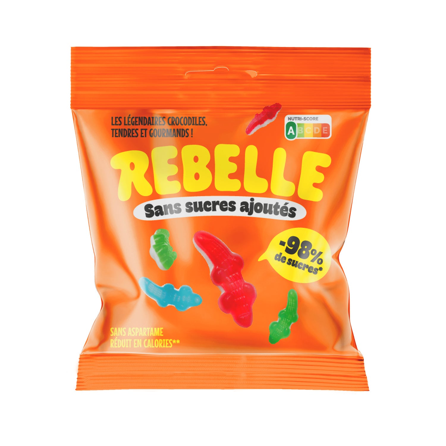 Bonbon sans sucre crocrodile lisse