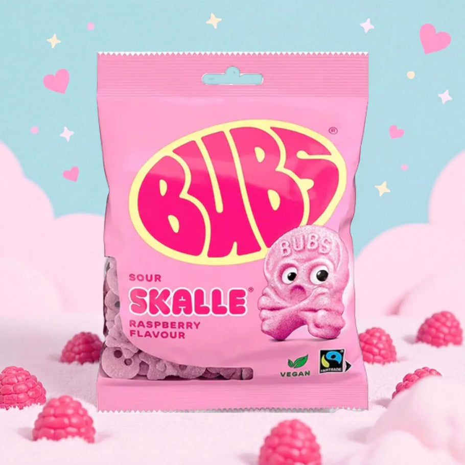Bubs mini  raspberry skalle