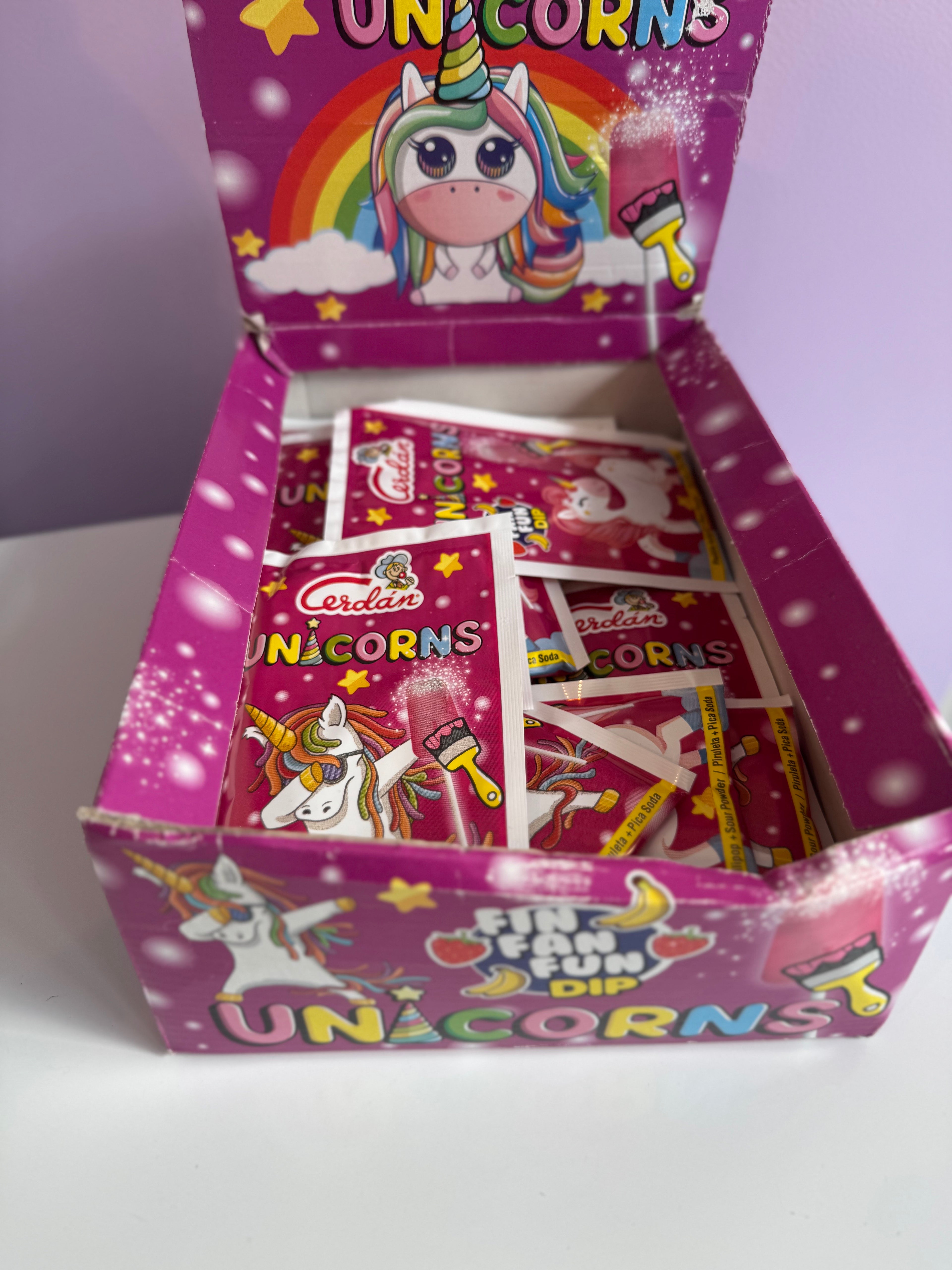 Sucette unicorns poudre