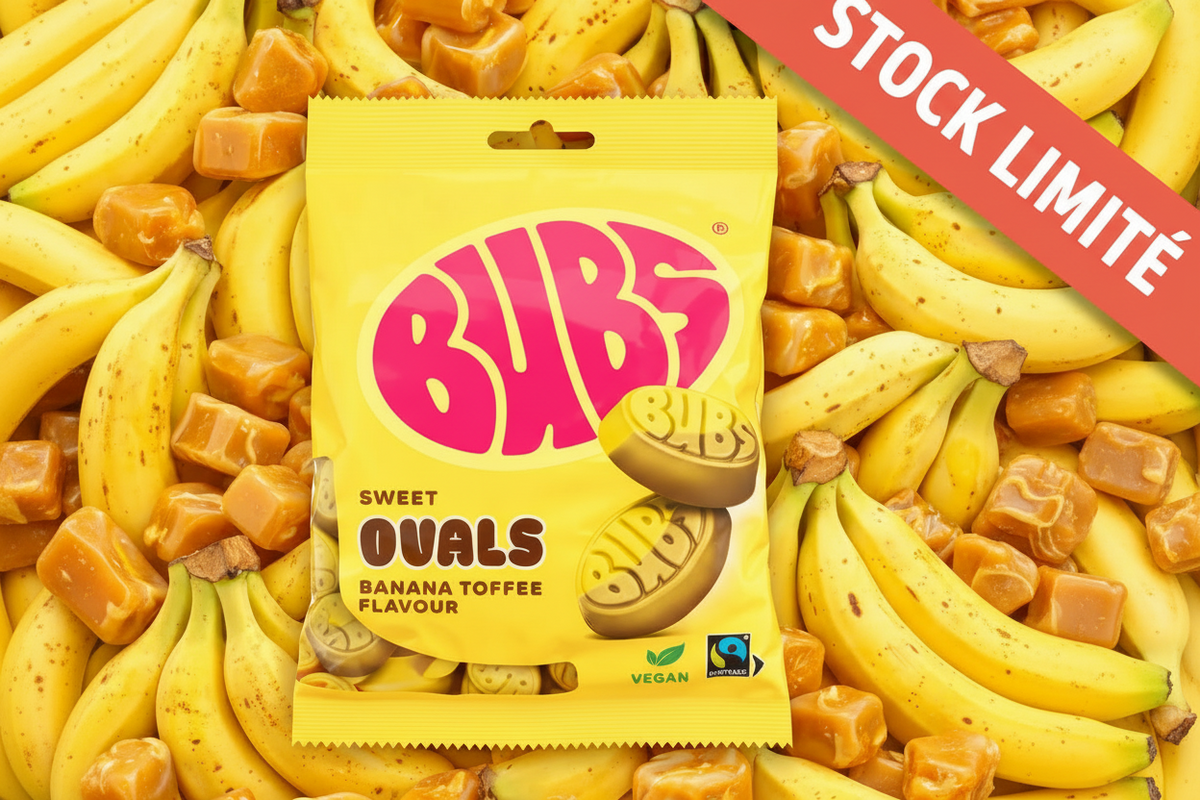 Bubs mini  banane , touche de caramel